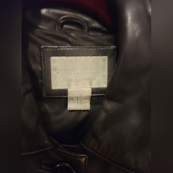 Worthington Lambskin car coat Size Large - Picture 9 of 11